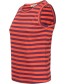 Top Fusio Striped Maroon detail