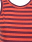 Top Fusio Striped Maroon detail