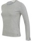 Trui Fine Round Neckline Grijs detail