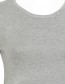 Trui Fine Round Neckline Grijs detail