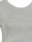 Trui Fine Round Neckline Grijs detail