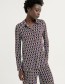 Blouse Anby Lang Met Spilt Green Brown