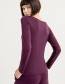 Longsleeve Bo Boat Neck Purple