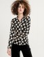 Blouse Com Soft Geo Black
