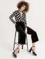 Blouse Com Soft Geo Black