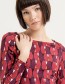 Longsleeve Wabio Boat Neck Red