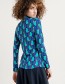 Blouse Wabi Geo Blue