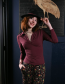 Longsleeve Suzy Plain Bordeaux