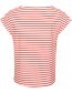 T&#8209;shirt Caen Stripe Coral Off White detail