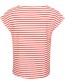 T&#8209;shirt Caen Stripe Coral Off White detail