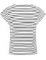 T&#8209;shirt Caen Stripe Navy Off White detail