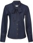Blouse Kentucky With Bow Indigo Blue