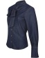 Blouse Kentucky With Bow Indigo Blue detail