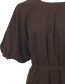 Blouse Praque Cofee detail