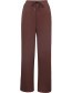 Pantalon Bogor Red Stripe Coffee detail