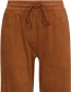 Pantalon Vegan Suede Pori Bronze detail