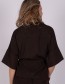 chocolade bruine blouse van The Clothed
