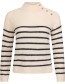 Trui Tolouse Stripe Navy Pale