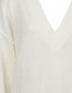 Trui V&#8209; Hals Sofia Wit detail
