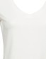 T&#8209;shirt V&#8209;hals Seattle Wit detail