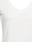 T&#8209;shirt V&#8209;hals Seattle Wit detail
