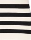 Top Driekwart Mouw Moscow Stripe Sand Zwart detail