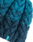 Beanie Wol Deep Water detail