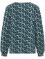 Blouse V Neck Circles Blue detail