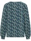 Blouse V Neck Circles Blue detail