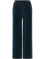 Pantalon Nicki Velour Wijd Deep Water