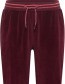 Jogger Nicki Velour Wine detail
