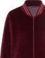 Jas Basseball Nicki Rits Velour Wine detail