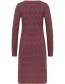 Jurk V&#8209;Hals Petals Red detail