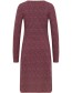 Jurk V&#8209;Hals Petals Red detail