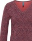 Jurk V&#8209;Hals Petals Red detail