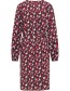 Jurk Dream Botanic Red detail