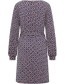 Jurk Fan Graphic Plum detail