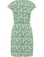 Jurk Zakken Jungle Green detail