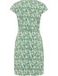 Jurk Zakken Jungle Green detail