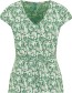 Jurk Zakken Jungle Green detail