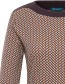Jurk Retro Modern Brown detail
