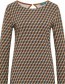 Jurk Im Retro Look Tulip Brown detail