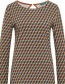 Jurk Im Retro Look Tulip Brown detail