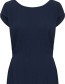 Jurk V&#8209;Back Deep Navy detail