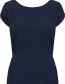 Jurk V&#8209;Back Deep Navy detail
