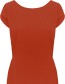Jurk V&#8209;Back Red Earth detail