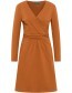 Jurk Waist Optik Caramel