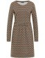 Jurk Waisted Tulip Brown