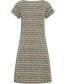 Jurk Watervalhals Bamboo Green detail