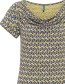 Jurk Watervalhals Bamboo Green detail